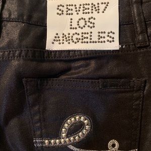 Seven7 Metallic Black Women’s Jeans (29)
